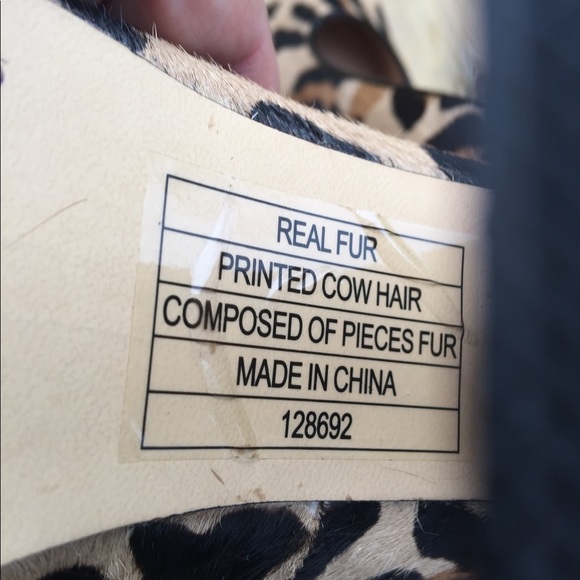 Steve Madden Real Fur Platform Heels Size 7.5M EUC - Picture 6 of 7